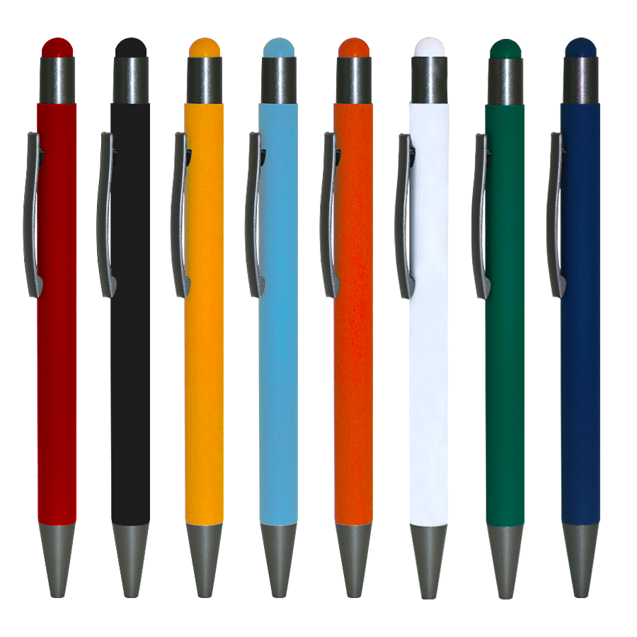 stylus en aluminium soft-touch