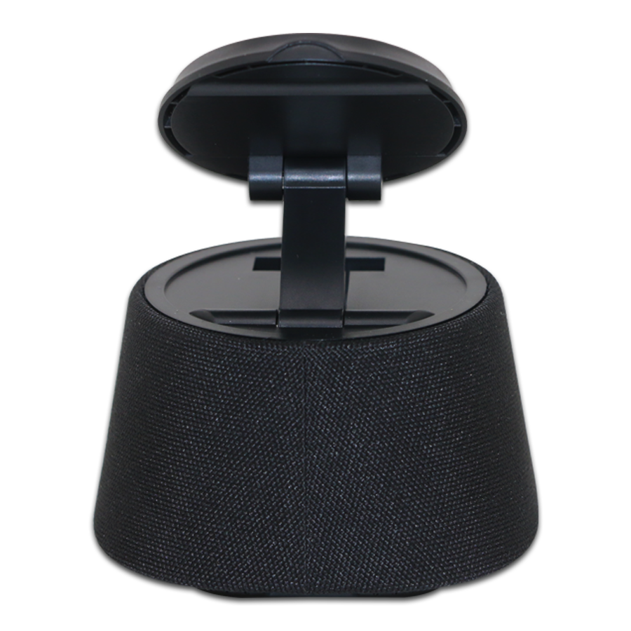 speaker avec chargeur wireless et porte tel