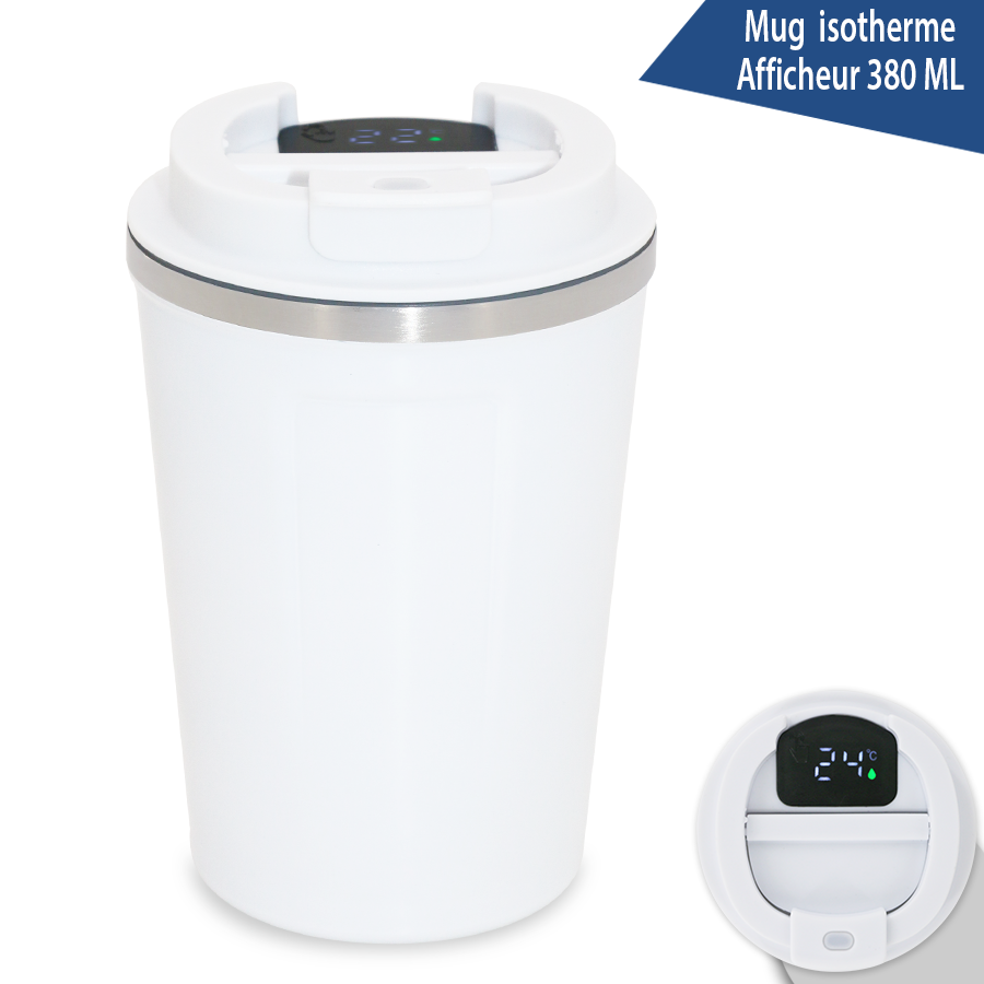 mug  isotherme avec afficheur 380 ml