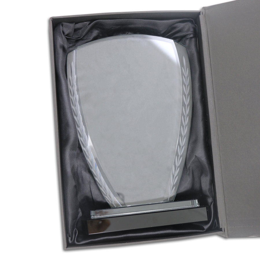 trophée personnalisable en verre