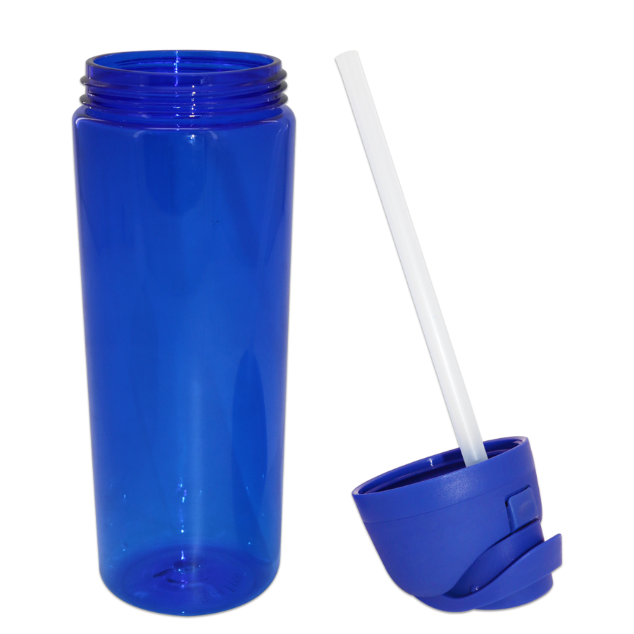 gourde plastique 750 ml avec couvercle à bec