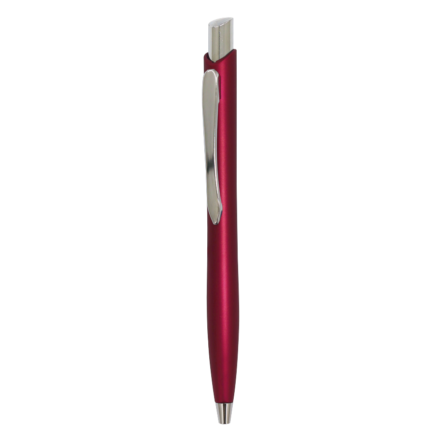 stylo en plastique effet métallique coloré