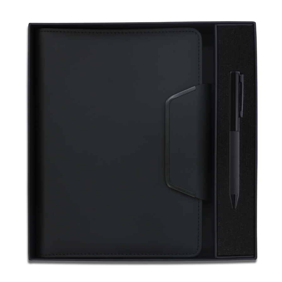 coffret personnalisable note book et  stylo
