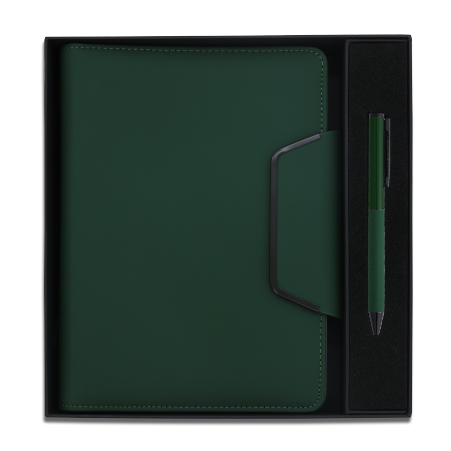 coffret personnalisable note book et  stylo