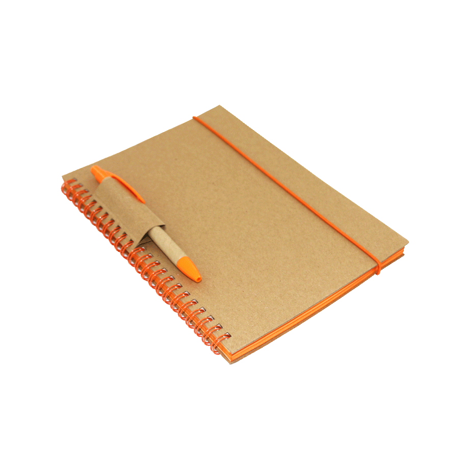 note-book a5  ecologique en carton