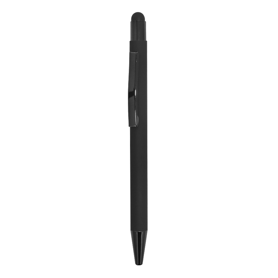 stylo en aluminium soft-touch  avec stylus