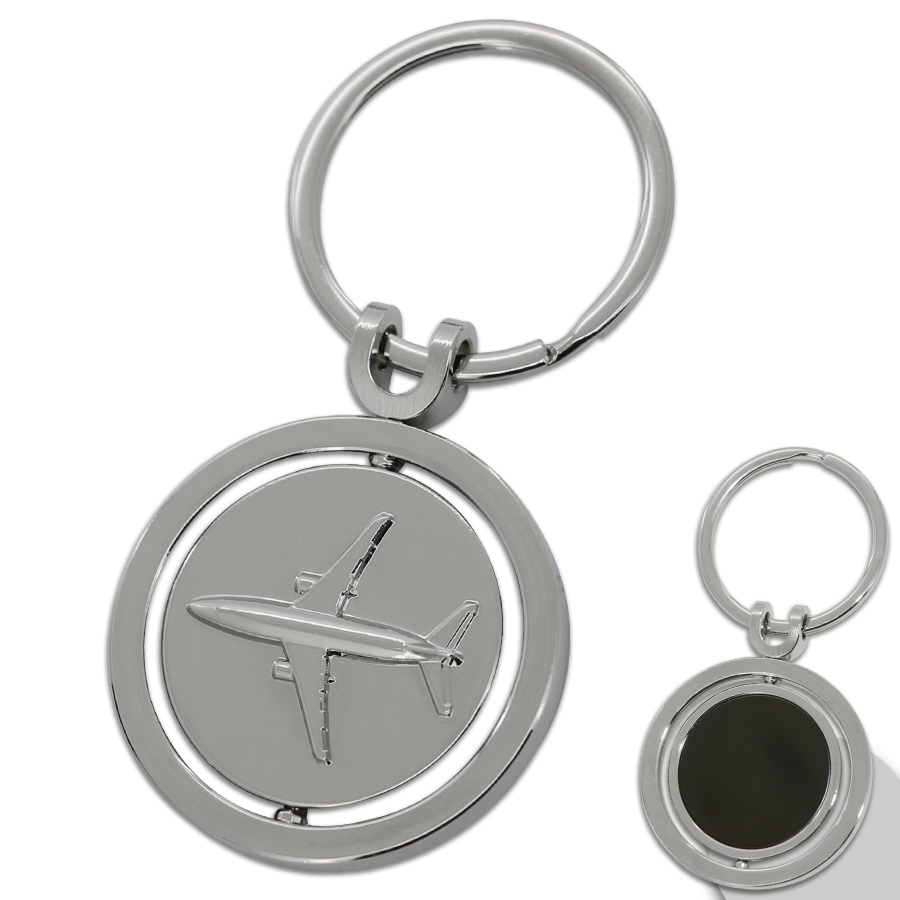porte-clés design avion en métal
