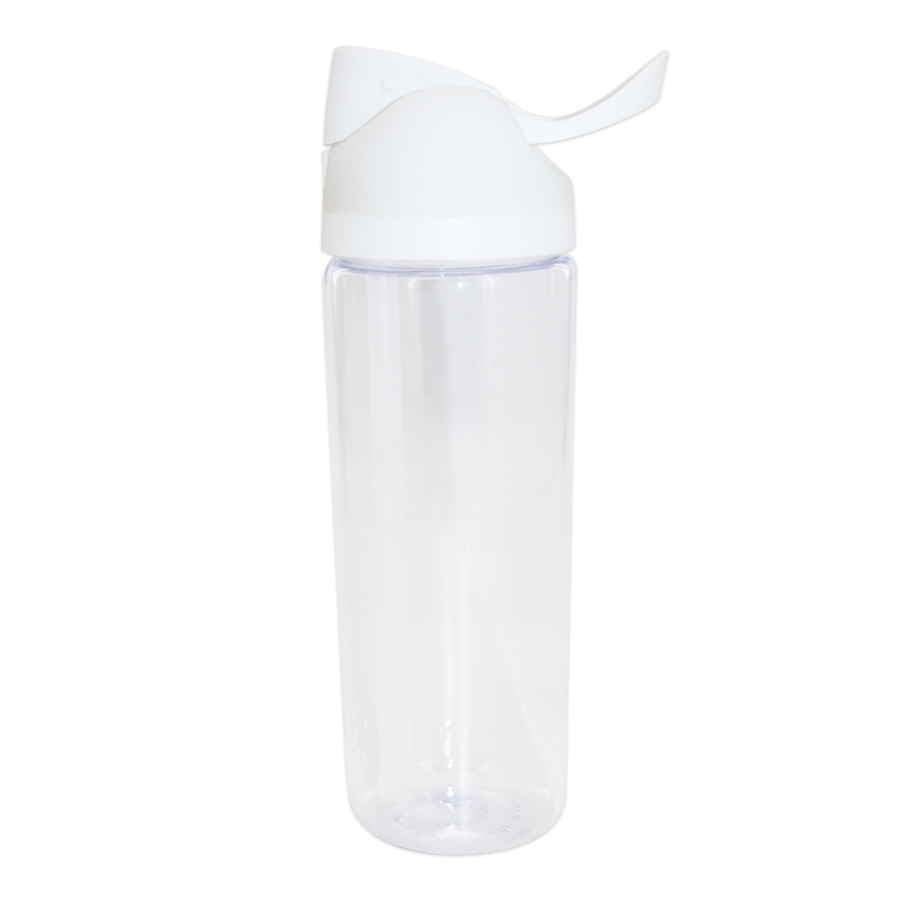 gourde plastique 750 ml avec couvercle à bec