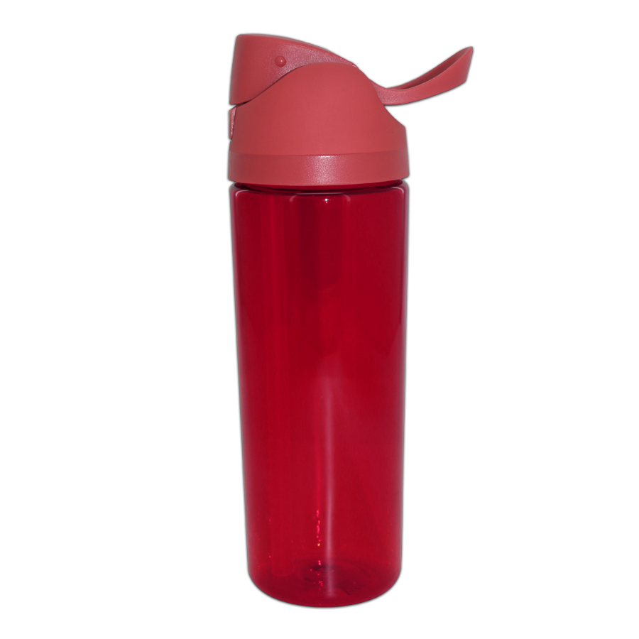 gourde plastique 750 ml avec couvercle à bec