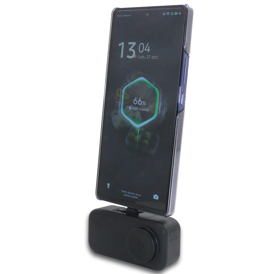 power bank publicitaire  4500 mah lumineux