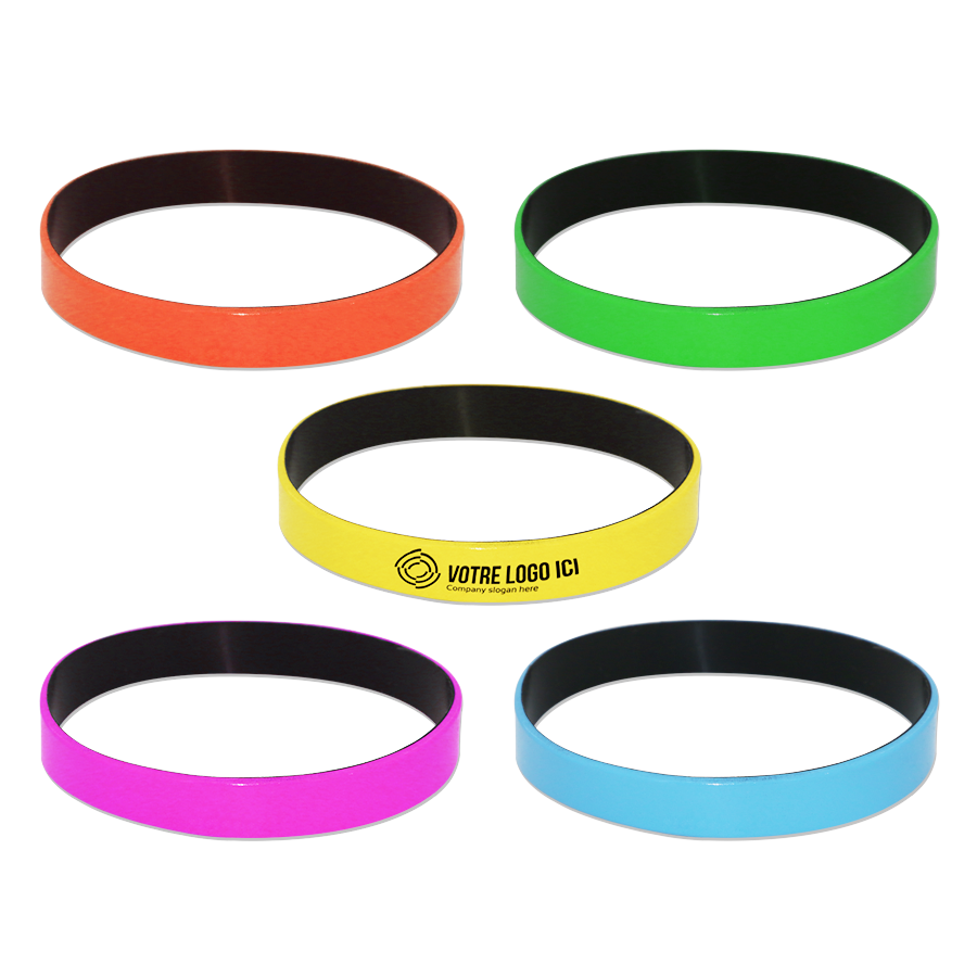 bracelet en silicone personnalisable