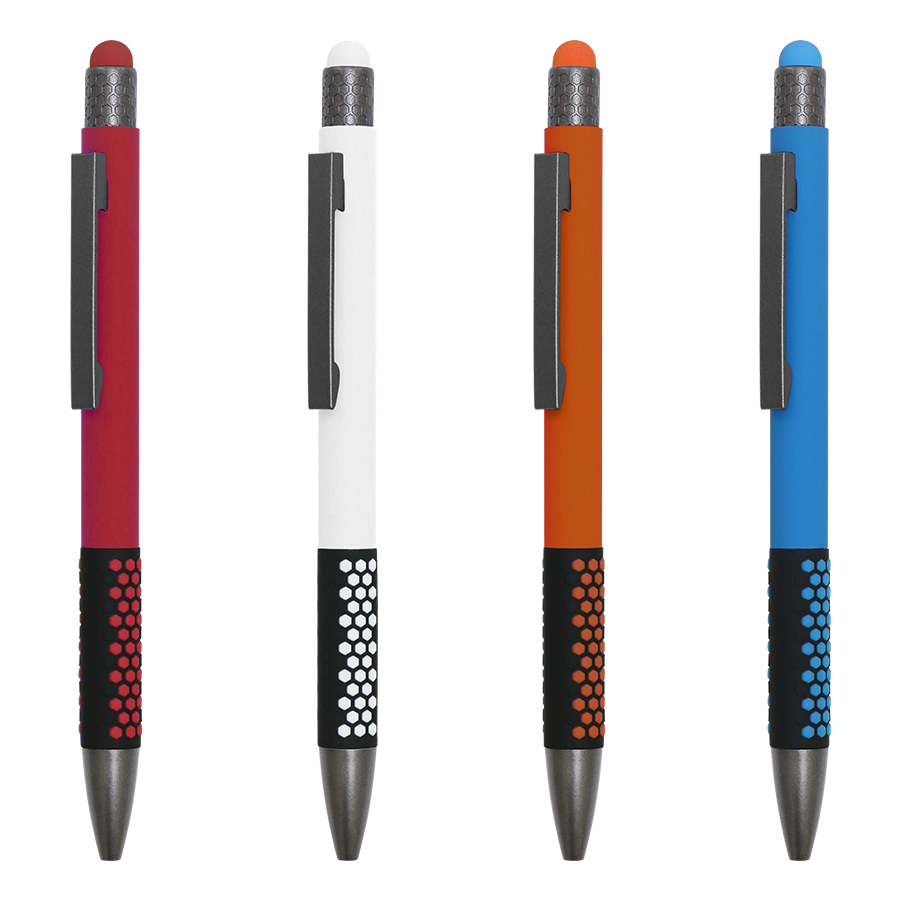 stylo tactile en aluminium