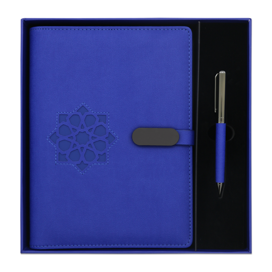 cadeau note book arabesque  design zellige et stylo
