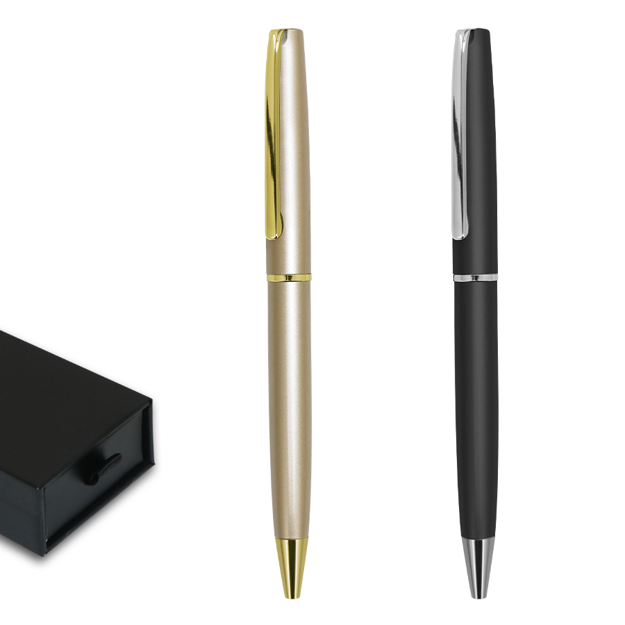 stylo en métal  promotionnel avec boite