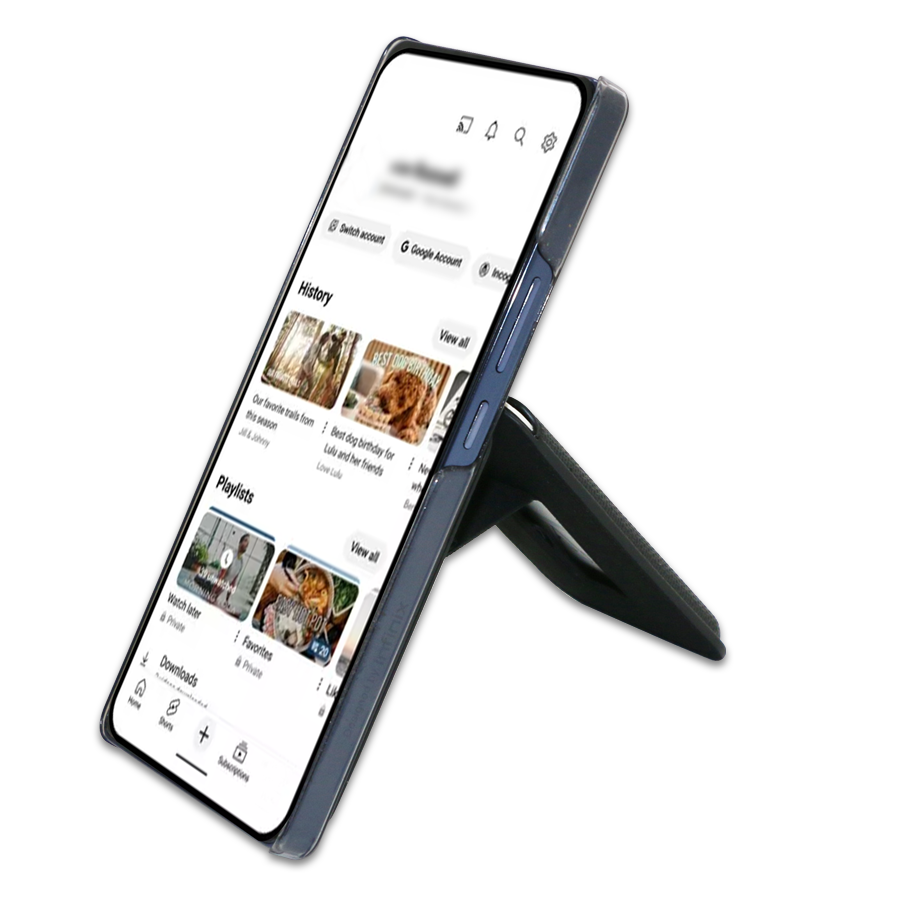 porte-cartes & support téléphone publicitaire