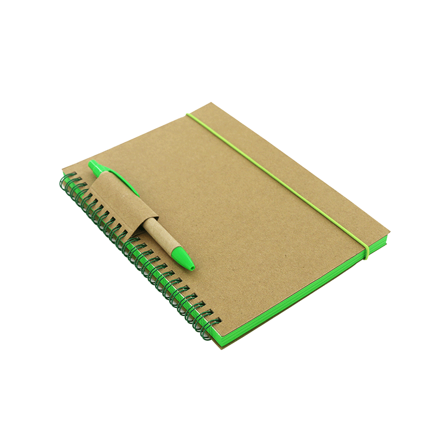 note-book a5  ecologique en carton