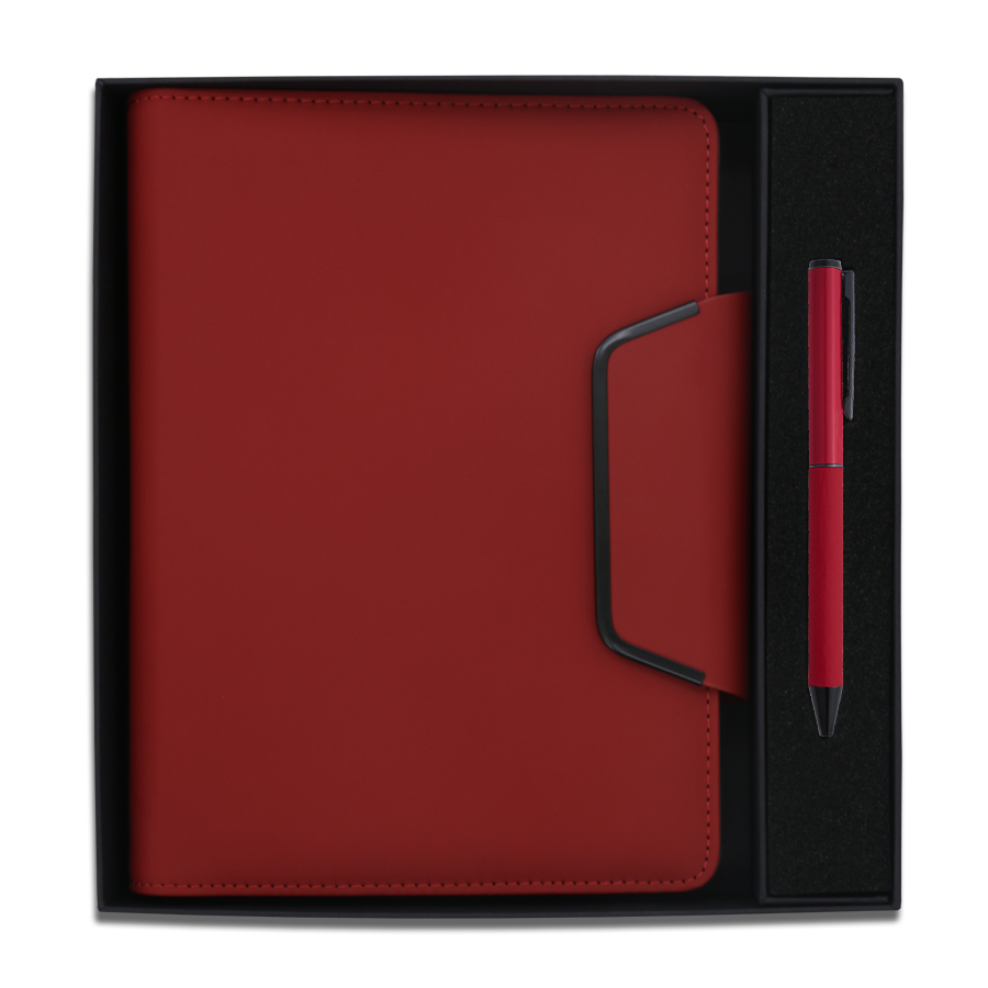 coffret personnalisable note book et  stylo