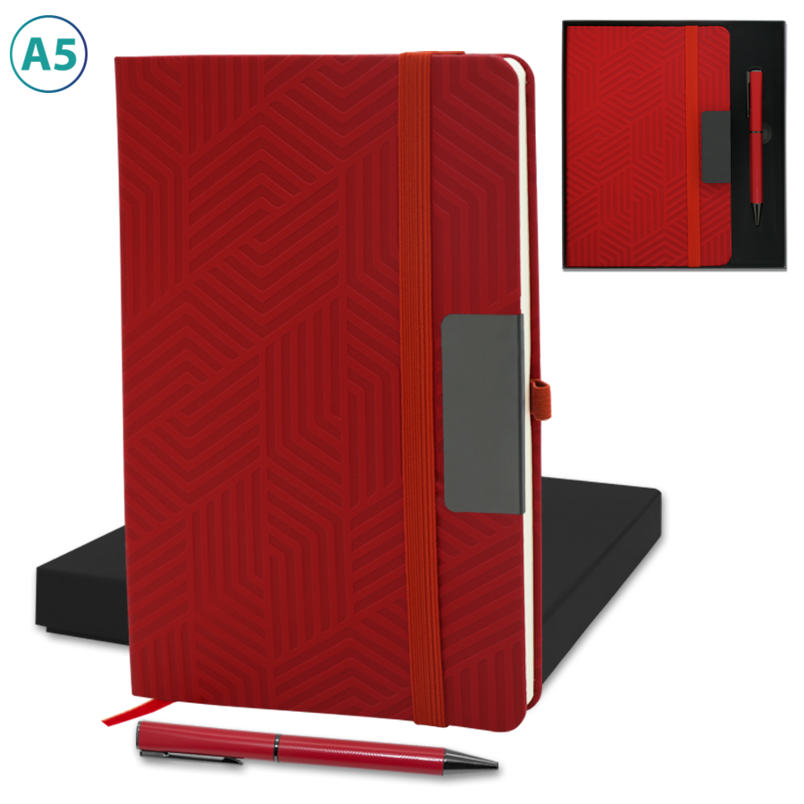 set notebook a5 publicitaire avec stylo