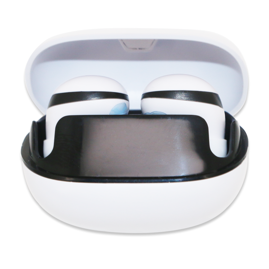 earbuds bluetooth avec boitier de recharge