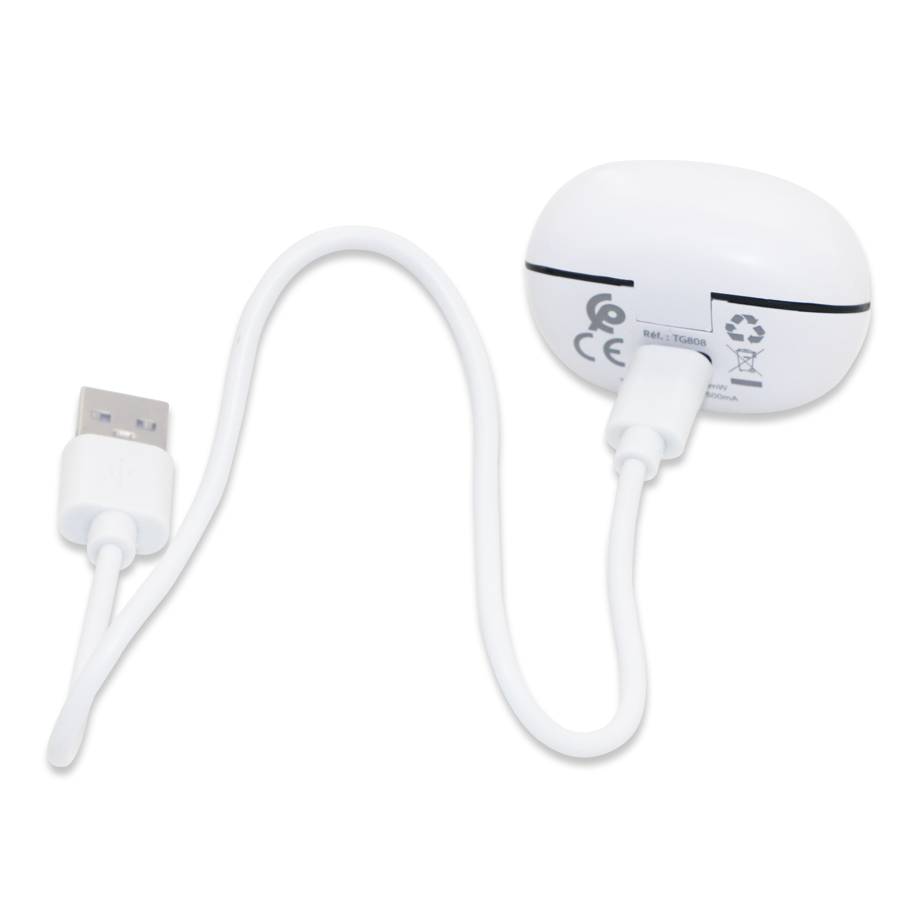 earbuds bluetooth avec boitier de recharge