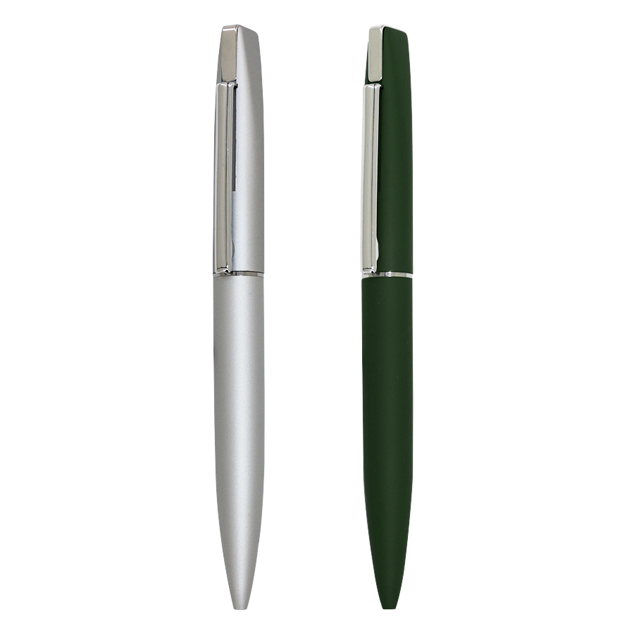 stylo à bille en métal soft touch