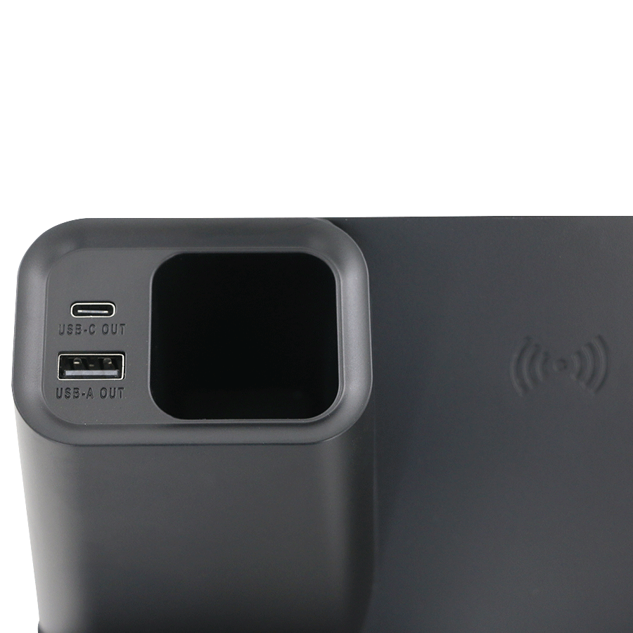 pot à crayon avec chargeur par induction