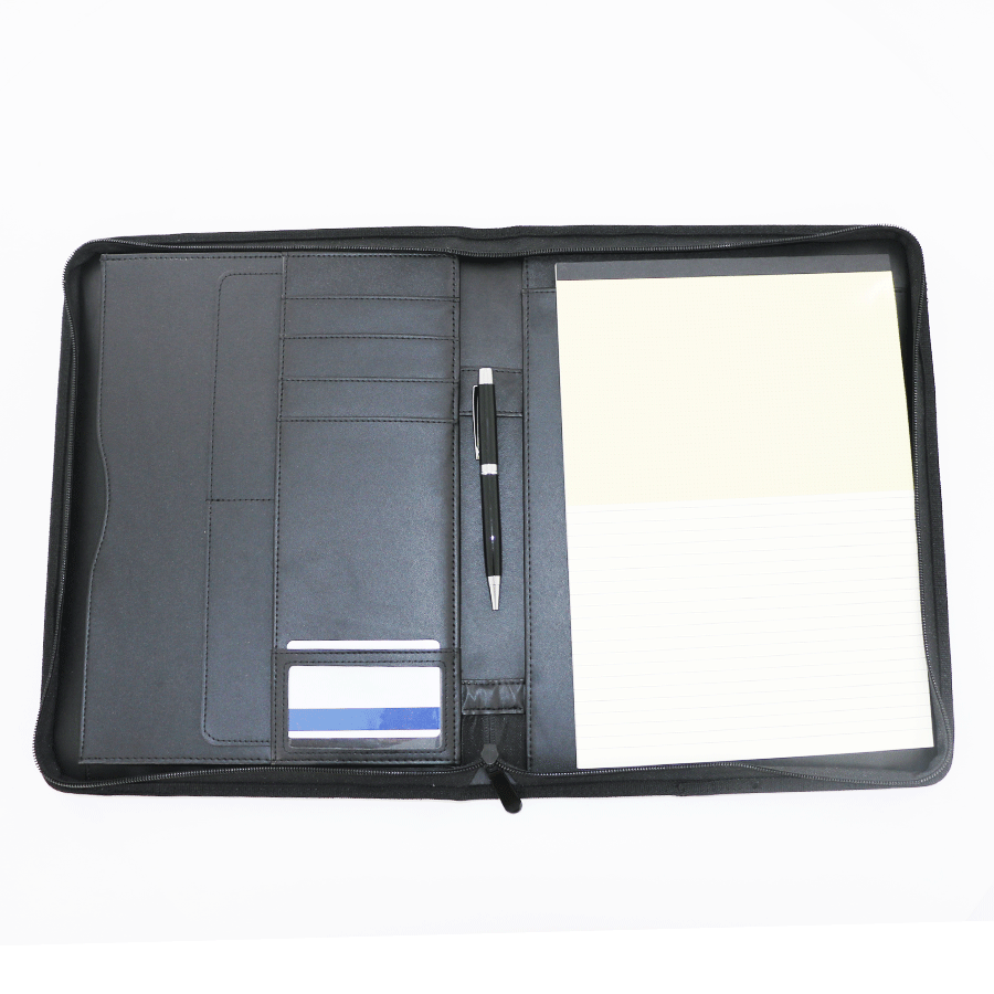 conférencier  personnalisable a4 simili cuir