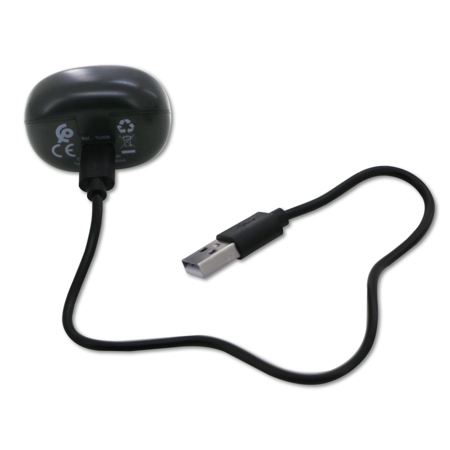 earbuds bluetooth avec boitier de recharge