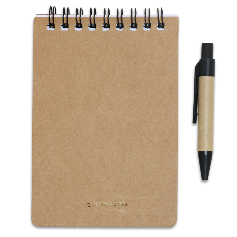 carnet post-it  ecologique avec mini stylo