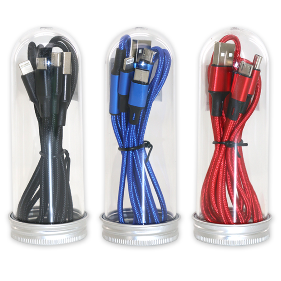 multicâbles publicitaire avec boite