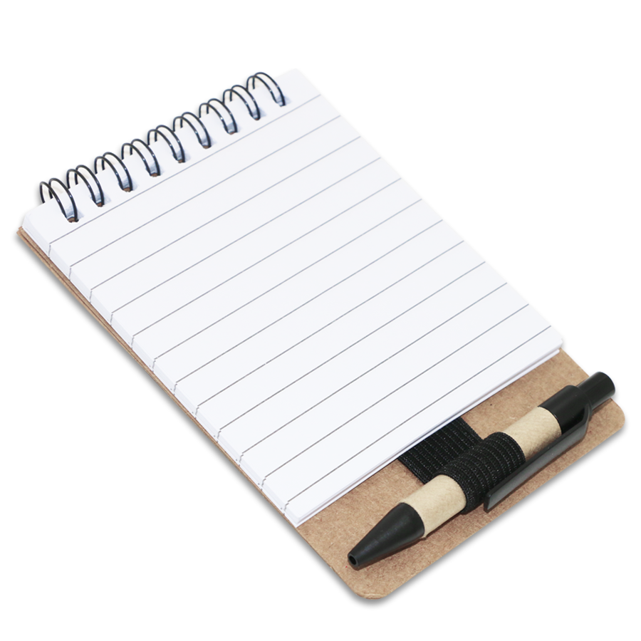 carnet post-it  ecologique avec mini stylo