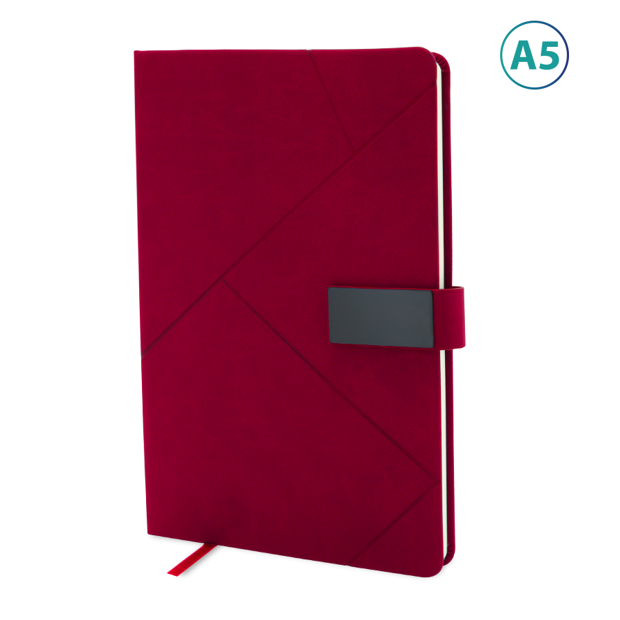notebook a5 avec motif géométrique