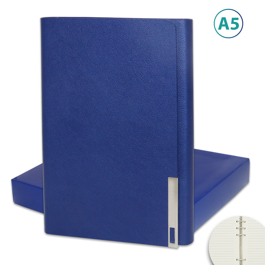note-book a5 en similicuir de type classeur 